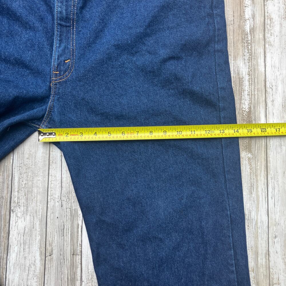 VTG Levi’s 517 Denim Jeans 46x30 (act 44x29) 80s Orange Tab USA‎ Made Straight - Picture 8 of 15